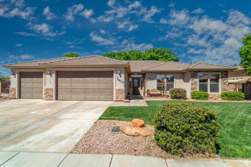 Really nice home located in the popular Stonecreek Meadows.  4 bedrooms, 2 full baths and with a spacious living area and a large laundry room and 3 car garage and room for RV parking.  Excellent fenced in backyard with gate on the side.