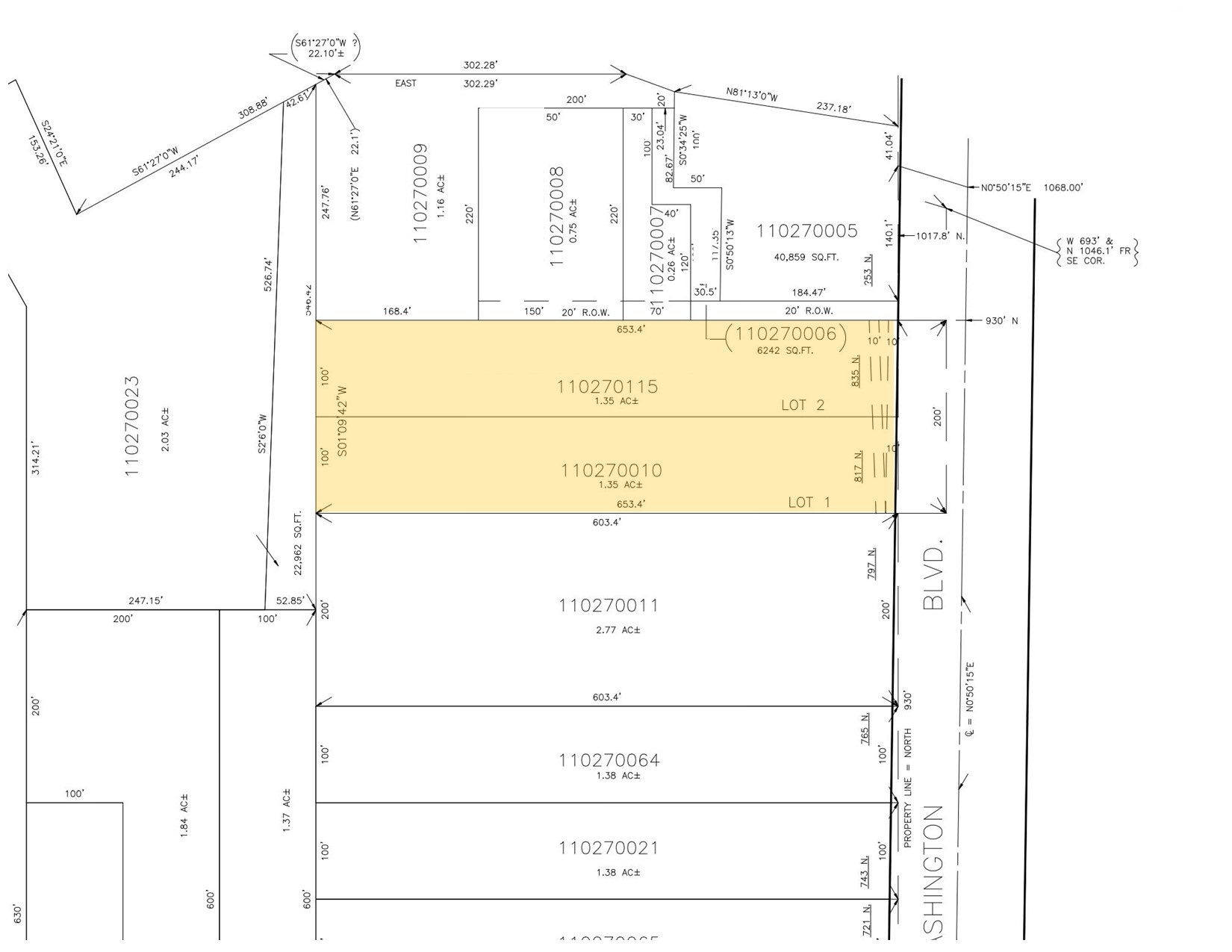 WASATCH MEADOWS SUBDIVISION - Land
