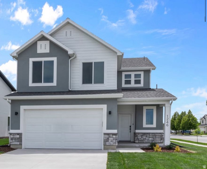 Welcome to The Blackberry. This charming cottage-style home features an open-concept main level with a spacious great room, dining area, and kitchen. Upstairs, you'll find the primary suite with a walk-in closet and private bath, plus two additional bedrooms, a shared bath, and a conveniently located laundry room. This home includes all of Visionary's signature features with no costly upgrades, offering exceptional new-construction quality and design at an incredible value. Scheduled for completion mid-February, with full landscaping to be finished at the first sign of spring, making it move-in ready and easy to enjoy. Homes at this price don't last, schedule your appointment today!