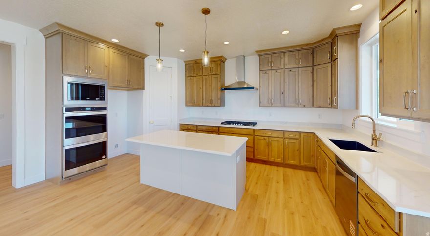 NEW Matterport 3D Tour available! Move-in Ready! Seller is offering a 2-1 interest rate buydown and $3,500 toward closing costs with the use of the seller's preferred lender. This beautiful home features a main-level primary suite with an on-suite bathroom, double vanity, and dual closets for convenience. The main floor also includes a front office or sitting room. Upstairs, you'll find a spacious loft, an additional flex room, plus four bedrooms and two full bathrooms. The unfinished basement provides great potential and includes a walkout entrance to the backyard. Enjoy a large walkout deck off the kitchen and the benefits of a desirable corner lot.