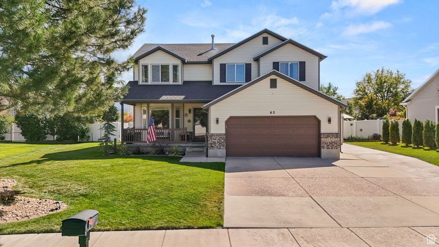 Stansbury Park Charmer! This beautifully maintained & upgraded multilevel home offers a spacious main floor designed for entertaining, with easy access to the patio featuring an automatic Sunsetter awning & Arctic Spa hot tub. The updated kitchen boasts granite countertops & a modern feel. Upstairs you'll find four bedrooms, including a generous master suite with a large bath, separate tub & shower, plus 3 additional bedrooms, a full bath, and a convenient laundry room. The basement includes a fifth bedroom with additional space ready to finish to your style. Outside, enjoy a fully fenced, landscaped yard with RV parking & a storage shed. Just a short walk to the elementary and high school, community pool, lake, golf course, and tennis courts. No HOA!