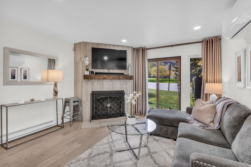 Pride of ownership shines in every detail of this rare, corner ground-floor ski condo. A proven performer with an outstanding rental history and modern comforts throughout, this residence was completely remodeled in 2018 and thoughtfully updated by the current owner. Premium features include new Andersen windows and sliding glass door, recessed canned LED lighting, and a high-efficiency mini-split system that provides year-round heating and cooling. The spacious living area includes a comfortable sleep sofa and the convenience of an in-unit washer and dryer. Step outside onto your private patio and enjoy relaxing views toward Park City Mountain Resort.  The property is smart-home ready for effortless remote management, with WiFi-connected smart locks, Lutron switches, and remote control of the mini-split system so you can monitor and adjust the temperature from anywhere. The condo is being sold fully furnished, making it an immediate turn-key investment opportunity. This unit has a proven track record on Vrbo with consistent 5-star reviews and is perfect for couples, small families, or solo travelers.  Located directly on the Park City bus route and within walking distance to Park City Mountain Resort, local shops, Main Street, and grocery stores, this condo puts you just minutes from all ski areas, dining, and year-round activities. Whether you are seeking a personal mountain getaway or a high-performing short-term rental investment, this condo delivers comfort, convenience, and proven income potential. Do not miss this opportunity to own a piece of Park City.  Confidential Remarks: All information herein is deemed reliable but is not guaranteed. Buyer is responsible to verify all listing information, including square feet/acreage, to buyer's own satisfaction.