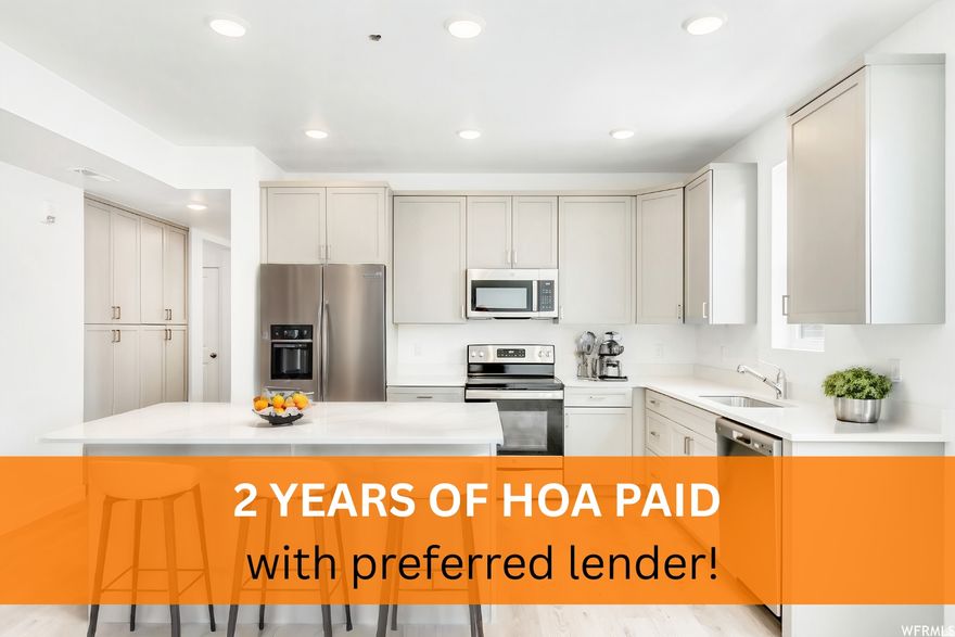 Stylish condo in the heart of Daybreak-steps to dining, shops, parks & TRAX. Bright open layout, sleek finishes, and modern vibe. Visit sales office: 5263 W Reventon