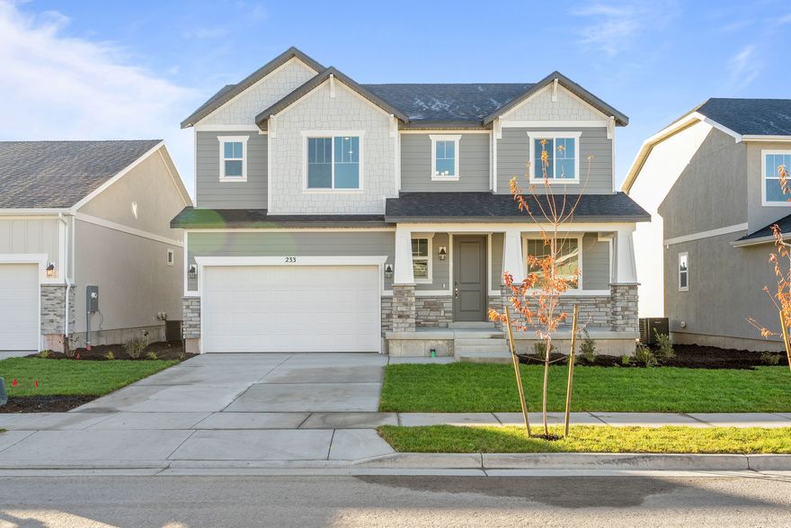 CONTRACT ON THIS HOME TODAY AND QUALIFY FOR A RATE AS LOW AS 3.75% WITH NO COST TO THE BUYER. Restrictions Apply: Contact Us for More Information | A large front porch on the Twain gives this home attractive curb appeal. Inside, you'll find an airy two-story entry, a convenient office space and a powder room. At the heart of the home, there's a relaxing great room, a dining area and a well-appointed kitchen with an island and a roomy walk-in pantry. The second floor boasts three secondary bedrooms, a shared hall bath, and a beautiful primary suite showcasing a walk-in closet and private bath. The fixtures and finishes are professionally curated by our design team!