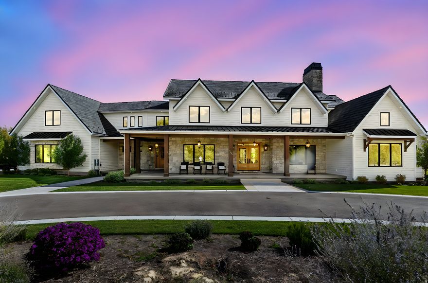 Discover your dream retreat in the Heber/Midway area! This one-of-a-kind estate, built in 2022, features 7 luxurious bedrooms, 7 pristine bathrooms, and a spacious open floor plan filled with natural light and top-of-the-line finishes throughout. Enjoy the soothing flow of Spring Creek as it winds through the property, leading to a spring-fed pond in the northeast corner that's fully stocked with fish. Marvel at breathtaking mountain views, including the iconic Mt. Timpanogos, while outdoor amenities such as two pickleball courts and an exterior basketball hoop invite endless recreation. Additional highlights include small pastures ideal for horses, cows, or other livestock, all maintained effortlessly with a state-of-the-art sprinkler system. Make this exquisite blend of luxury and natural beauty your personal getaway.