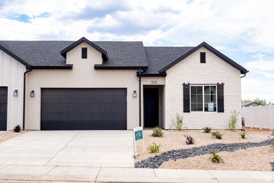 This thoughtfully designed 3-bedroom, 2-bath twin home offers comfortable living with modern features throughout. The open-concept layout includes a well-appointed kitchen with quality finishes and plenty of storage. The primary suite features a private bathroom and walk-in closet, creating a quiet place to relax. A covered patio provides a great space for outdoor enjoyment, and the two-car garage adds everyday convenience. Located in Rose Village, this home is a solid choice for easy, low-maintenance living. Schedule your showing today!