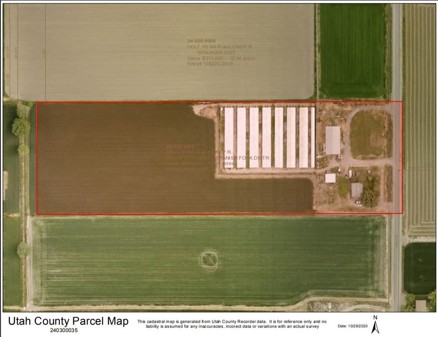 Irrigated farm ground with nicely updated brick home. Amazing barns with nice mechanical set up for several different uses, as well as sheds that could be used for many different uses. Ground is being actively farmed and comes with irrigation water shares.