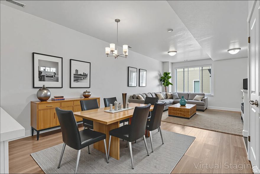 Welcome HOME! This 4 Bedroom & 3 FULL Bathroom townhome in the coveted Lakeview Fields community is ready for a new owner. Located 4 minutes to UVU and 11 minutes to BYU, this townhome is centrally located with the feeling of being rural. Open floor plan, large kitchen and family room, with quartz countertops throughout. Large, upgraded Primary Owner's suite with large bath and walk in closet. Great Floorplan and location.