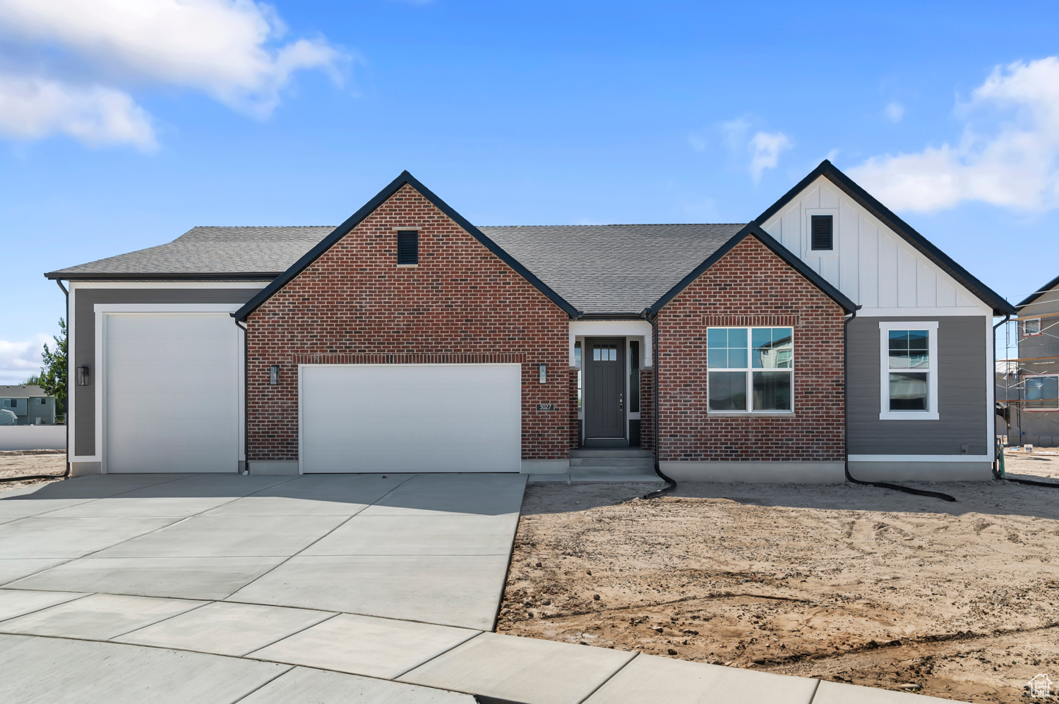 Thoughtfully 2000 Garden designed home blending comfort and craftsmanship in a great master planned community! A modern kitchen showcases white laminate cabinets, sleek quartz countertops, a stylish tile backsplash, and stainless steel gas appliances, highlighted by a charming box window in the nook. The open living area is anchored by a gas log fireplace, with finishes including laminate hardwood, tile, and carpet flooring, wood railing at the stairway, and large Craftsman base & casing throughout. The owner's suite offers a spa-like retreat with quartz shower surrounds and a Euro glass shower door, accented by satin and brushed nickel hardware. Additional features include an expanded 3-car garage, an expanded deck for outdoor living, and a tankless water heater for efficiency. This Garden-style home combines modern function with timeless detail. Come check it out today!