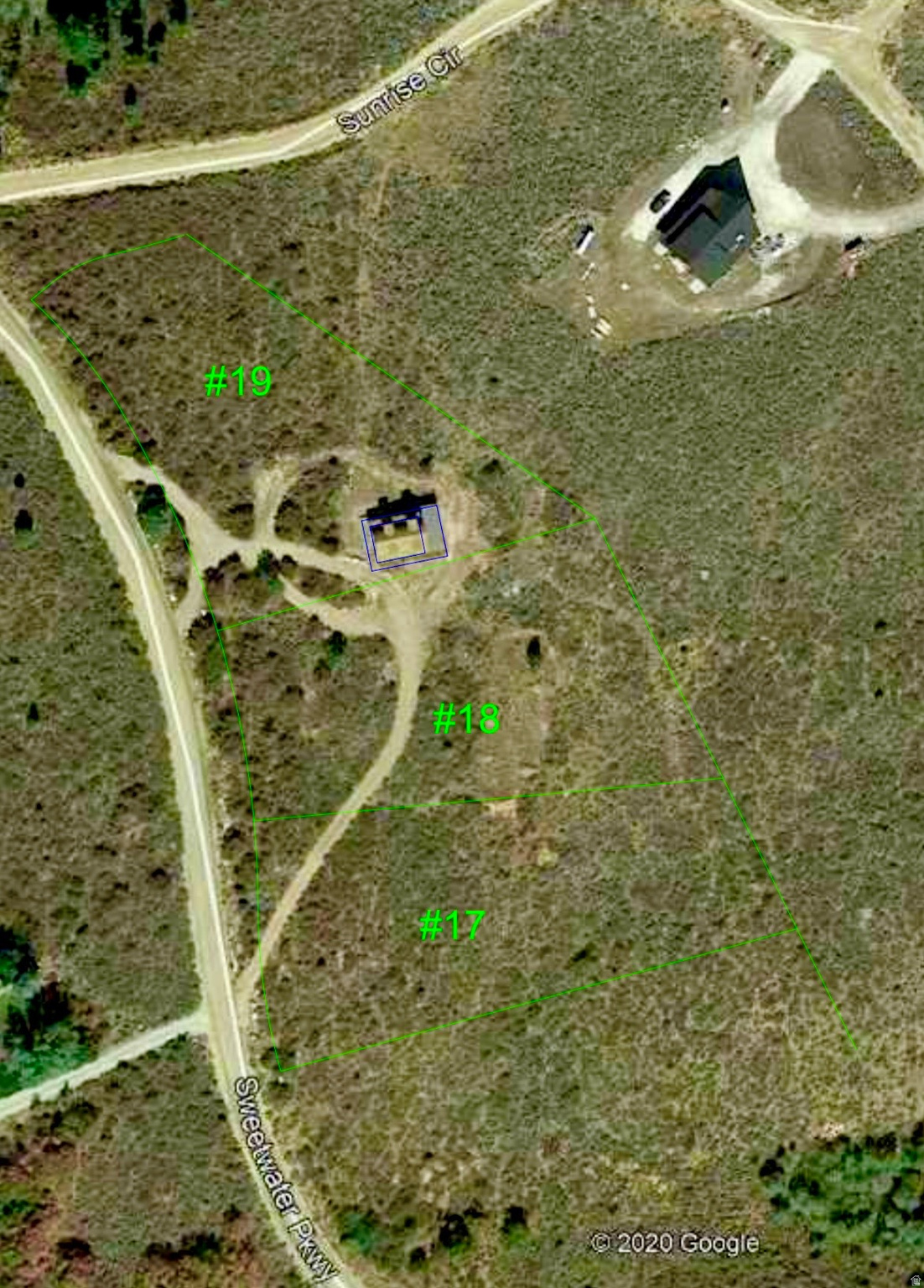 Aerial View Map. Presenting property boundaries and surrounding infrastructure