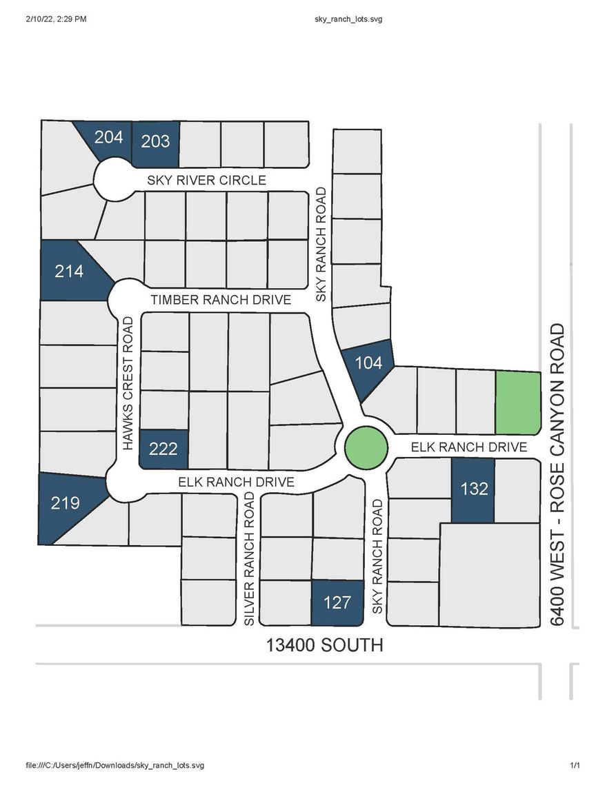 Build your dream home in one of Salt Lake County's most coveted neighborhoods-The Reserve at Sky Ranch in Herriman! This exclusive custom home community offers large, spacious lots perfect for your ideal home. As a builder with High Country Homes, you benefit from fixed builder fees, providing complete transparency with no hidden costs or surprises.  You'll have the flexibility to select from a variety of home plans and personalize features to create a space that truly reflects your lifestyle and preferences. High Country Homes makes the building process straightforward and stress-free, so you can focus on turning your vision into reality.  Residents of The Reserve at Sky Ranch enjoy top-tier internet service options, including both Fiber and Comcast, ensuring fast and reliable connectivity for work, entertainment, and more.  This is an owner/agent listing. For more information and to start planning your dream home, contact the agent today!