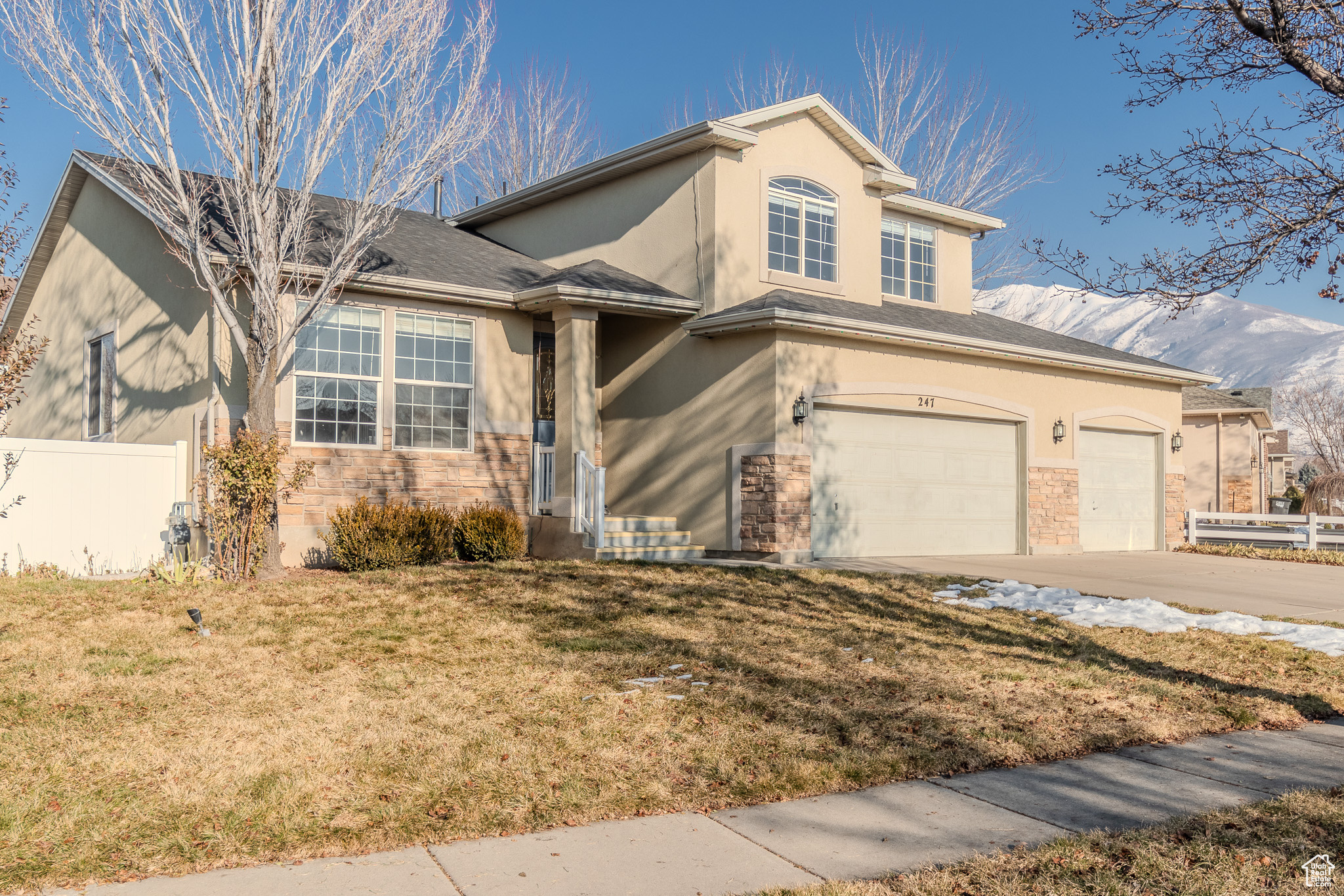 **Price Reduced as of 1/31/25** Discover an incredible opportunity to own a home in one of Kaysville's most desirable subdivisions! This centrally located gem is just minutes away from schools, parks, shopping, and easy freeway access.   The home boasts impressive vaulted ceilings and a spacious kitchen equipped with abundant cabinets and countertop space. You'll appreciate the newer LVP wood flooring throughout the main level and the brand-new carpet set to be installed throughout the home.   Enjoy the convenience of a three-car garage, providing ample storage space. The open layout between the kitchen and lower family room is perfect for family gatherings and entertaining. The main-level room offers versatility, ideal for an office or craft room.  Retreat to the master bedroom featuring vaulted ceilings, a tub and shower combination, a walk-in closet, and dual sinks for added luxury. Step outside to a fully fenced backyard with a patio and shed, perfect for outdoor enjoyment.  This home has undergone numerous upgrades in recent years, including a new microwave, dishwasher, refrigerator, furnace, water heater, and roof. It's truly move-in ready! Homes in this neighborhood are rare and tend to sell quickly, so don't miss out on this fantastic opportunity!