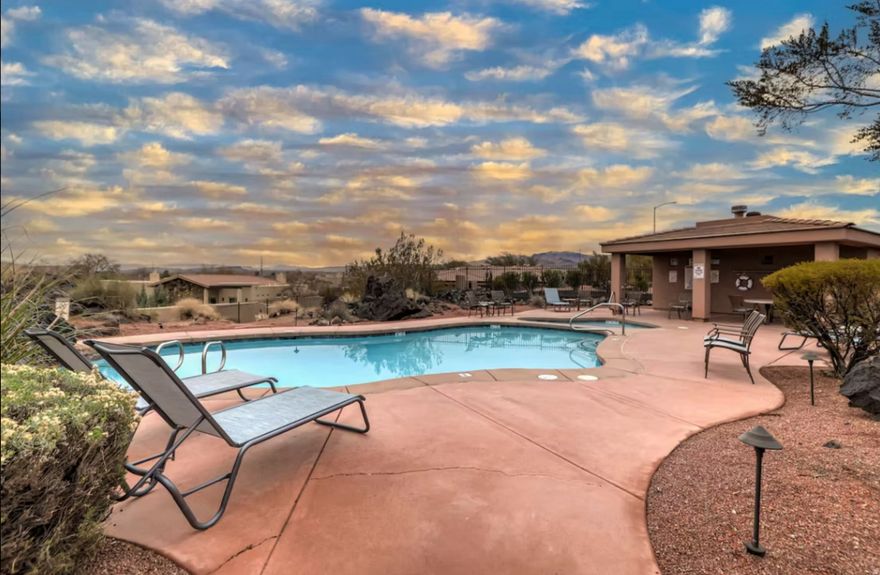 ENJOY THE SOUTHERN UTAH SUN AND BUILD WEALTH - This rare STR & full time residential zoned Sand Point at Entrada home with casita & private gated courtyard is sure to impress. This well maintained property stands out with quality finishes, expansive windows, and a strong history of rental performance - including a 9.8 guest rating! Completely turn-key with strong offer. Thoughtful improvements throughout are outlined on detailed upgrade list highlighting the care poured into this home. Located within picturesque Entrada, this home is surrounded by the signature lava-rock landscape. HOA membership provides owners full access to private community pool/spa as well as beautifully updated Entrada clubhouse, wellness center, pools, spa, fitness, pickleball courts, tennis court, etc. All $28M gorgeous Entrada updates to be completed by June 26! Must see!
