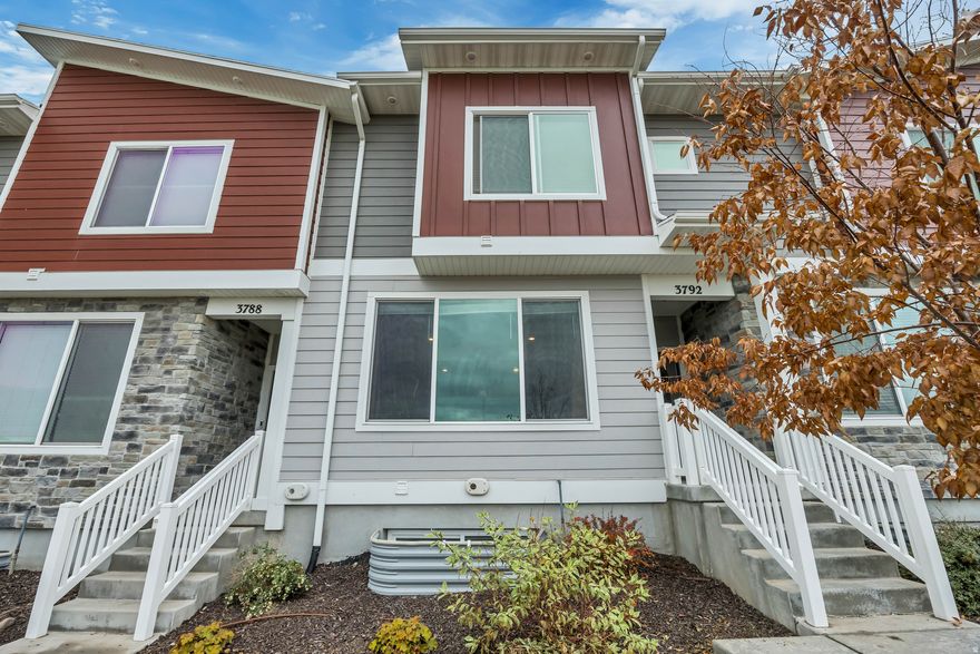 Stunning townhome second to end unit. Finished basement with a full bath added in basement completion. Easy access to Freeway, Bangerter and Mountain View Corridor. Close to shopping and great schools. Super clean and ready for your personal touch!  There is a pickle ball court. There is also a $300 transfer fee to the buyers. Dogs must be registered with the HOA. Leasing is allowed. It must be a 6 month term or longer.