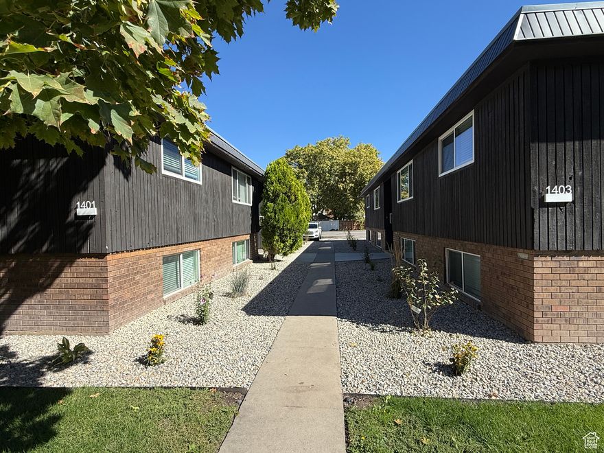 Recently renovated 8-plex (in 2022) near Liberty Park that includes two fourplexes on one parcel, off street parking for 8-10 cars with alleyway access, recently refreshed landscaping to include xeriscape with drip system, shrubs and grass.   Each unit includes 2 bedrooms and 1 bath, washer and dryers units included with each unit (purchased in 2022), new stoves, overhead microwaves, stoves, refrigerators, light fixtures, cabinets, flooring and paint. New exterior paint and new windows and rain gutters. All units turn key. Two units currently being turned and refreshed for new tenants.   Property is managed by Rize Property Management, except landscaping this is managed by owner. Owner /Agent. Square footage and property line from county and to be verified by buyer or buyer agent.