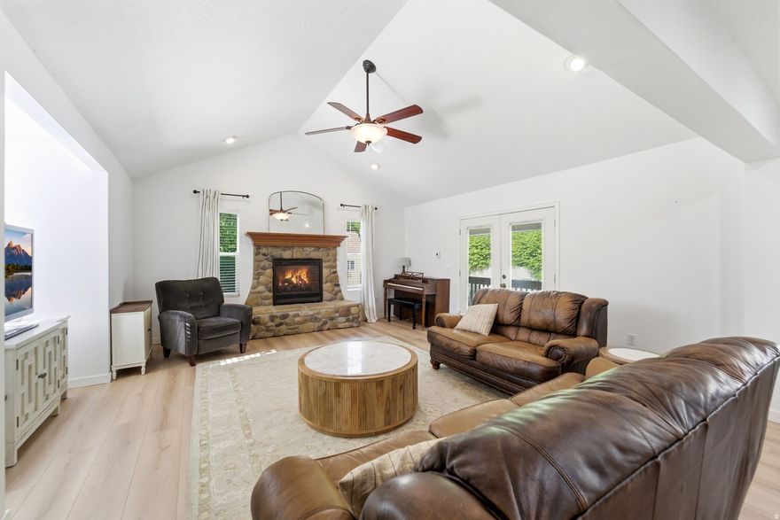 Come check out this great rambler in the Hess Farms subdivision in Kaysville. Incredible family oriented location. With over 2,800 sq ft, 4 bedrooms/3 baths, there's plenty of space to spread out and feel at home! You'll enjoy the kitchen/great room with a cozy fireplace, perfect for entertaining or just relaxing with family and friends! The secluded backyard offers a covered deck, great for outdoor grilling.  Neighborhood is amazing, close to parks, schools, Cherry Hills water park and mini golf with Farmington Station just around the corner!  Easy living and awesome location, great freeway entrance!  This one is definitely worth a look!!