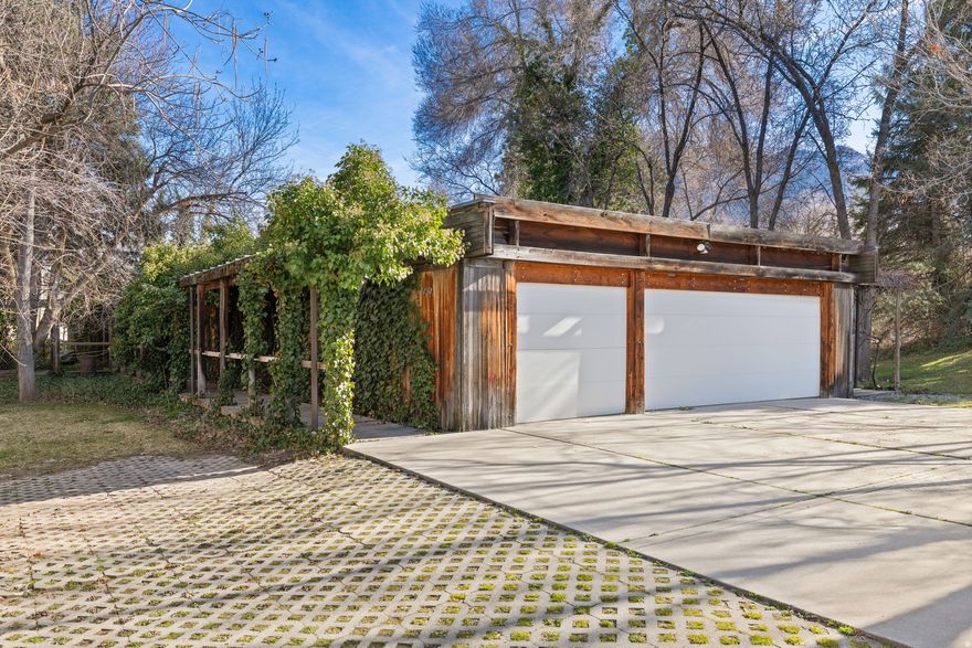 Rarely does a property come to market shaped by the hand of someone who helped shape a city. The renowned architect behind Abravanel Hall, the Delta Center, Mid-Gad at Snowbird, and more chose this land in Holladay as his personal refuge.  This home became both sanctuary and studio. A place where children and grandchildren learned the craft alongside him, experimenting with expansions over time as the family grew. What began as a mid-century retreat slowly evolved into a generational project. You can feel some of the visions in this home when you look at the light and window placement and curve of the staircase.  Now the home stands, quietly waiting for its next chapter. Whether restored to its earliest vision or reimagined entirely, the land still holds the intentions  first recognized here. Open mountain views thanks to power lines that were buried. Gentle summer canyon breezes that drift through a shaded backyard on the hottest of summer days making the property easily 10 degrees cooler. Mature trees create privacy, while the street remains calm quiet. Also neighborly, and known for the kind of community where everyone still recognizes each other.  This is your opportunity to steward an acre of land in one of Holladay's most established neighborhoods or possibly an investment into two parcels.  Sometimes architecture leaves a public legacy. Sometimes it leaves a personal one. This home is both.  Square footage figures are provided as a courtesy estimate only and were obtained from an Appraisal Sketch . Buyer is advised to obtain an independent measurement.