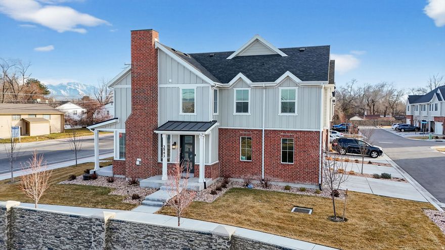 New construction townhome (2024) located in a central and highly convenient area of West Valley City. This home offers 3 bedrooms, 2.5 bathrooms, and 2,305 sq ft, featuring a full basement and an attached 2-car garage. The interior showcases quartz countertops, white craftsman cabinets, luxury vinyl plank flooring, and a modern, functional layout. Includes a covered patio and low-maintenance living with HOA covering exterior maintenance, water, trash, and snow removal. Excellent access to Bangerter Highway and I-215, with close proximity to shopping, dining, schools, and everyday amenities.