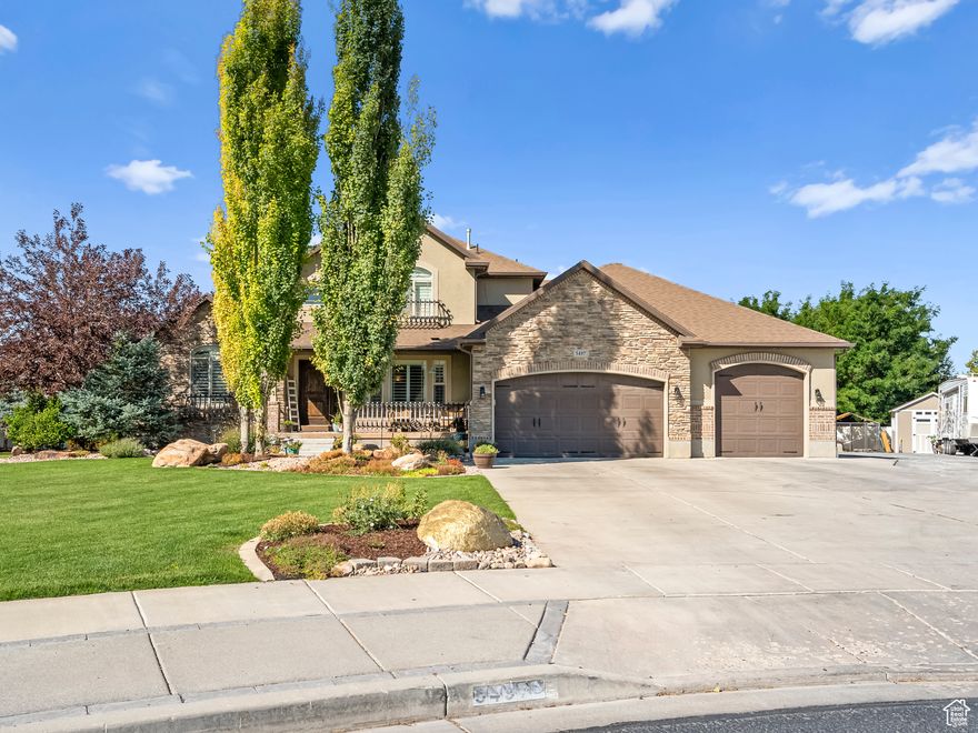 Pictures have arrived!! Beautiful 6-Bedroom Home on a Spacious, Fully Landscaped Lot! This stunning home offers 6 bedrooms and 3.5 bathrooms, perfect for large families or hosting guests. Enjoy the expansive backyard oasis featuring mature trees, a covered patio, in-ground trampoline, playground area, and relaxing hot tub - ideal for entertaining or unwinding year-round. Inside, you'll find stylish new luxury vinyl plank flooring and a beautifully remodeled kitchen (2023) with modern updates throughout the home including a master suite with remodeled bathroom (2024) and large walk in closet. The homes furnace and a/c units were replaced in 2024.  The four car garage is spacious plus enjoy additional RV parking outside.  This home combines comfort, function, and outdoor fun all in one! Don't miss your chance to own this move-in-ready gem on a large, private lot.  Square footage figures are provided as a courtesy estimate only and were obtained from county records .  Buyer is advised to obtain an independent measurement.