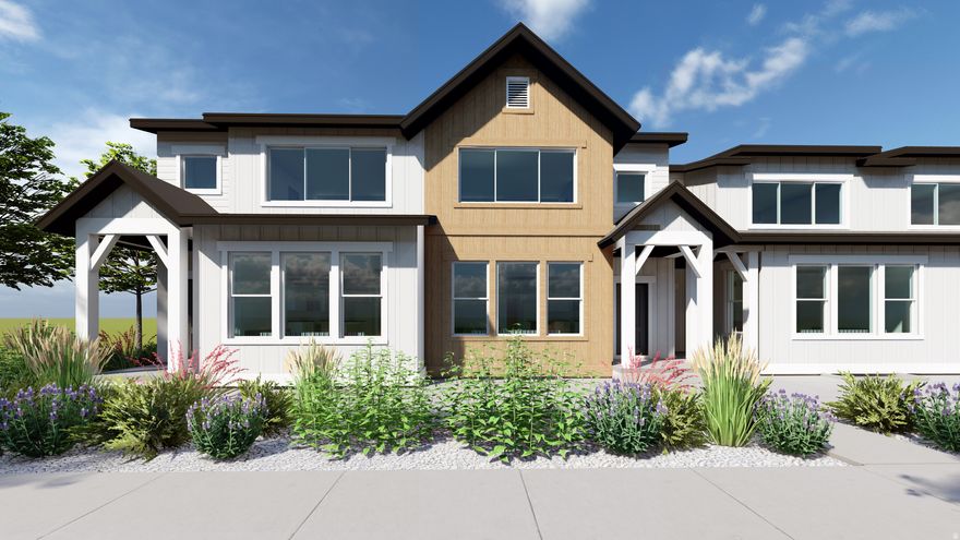 The Valley at Wildflower - 3024  Residence 2. Offering up to $20,000 towards closing costs or ask about our lower rates when financing with our preferred lender! Estimated completion in July. This home offers 3 bedrooms, 2.5 bathrooms, a loft, unfinished basement, an attached 2-car garage. The main floor includes a kitchen complete with white craftsman-style cabinets, motion gray countertops, and stainless steel appliances. Blinds are also included! The second floor includes a spacious owner's suite with a private bathroom, laundry room, two additional bedrooms, a loft and a full secondary bathroom. Square footage figures are provided as a courtesy estimate only and were obtained from the builder. Buyer is advised to obtain an independent measurement. Interior photos are of same style of home, but not the actual home. Rendering is for illustrative purposes only.
