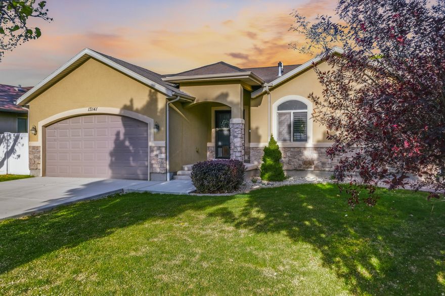 Stunning, WellMaintained 5Bedroom Rambler in the Heart of Herriman. Features Include Vaulted Ceilings, Quartz Countertops in the Kitchen and Bathrooms, a Fully Finished Basement with a Spacious Recreation Room, Upgraded 50gallon Water Heater, Added Furnace, and a BrandNew Concrete Driveway. Mature Trees Surround the Fully Fenced Yard, Creating a Private, Peaceful Setting. Quick access to Mountain View Corridor, JL Sorensen Rec Center and Plentiful Shopping. A MustSee Home.