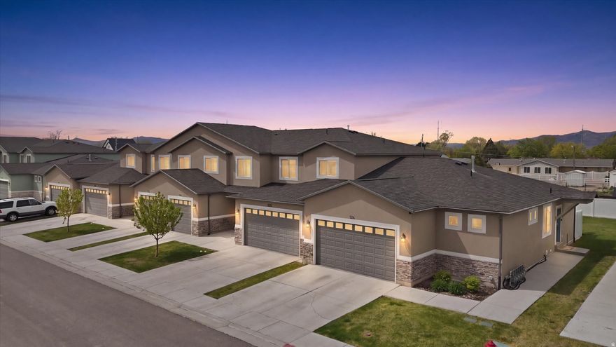 Here it is-an end-unit row townhome in the highly sought-after Aspen Ridges community! Enjoy all the HOA amenities everyone loves, including a pool, spa, hot tub, clubhouse, gym, playground, and more-plus snow removal, maintenance, and insurance covered for easy, low-maintenance living. This well-cared-for home features a spacious open floor plan with room for everyone, including a 100% finished basement. Offering 3 bedrooms, 2.5 bathrooms, and ample storage throughout, you'll love the thoughtful layout and functionality. The kitchen boasts high-end countertops, upgraded finishes, and includes the refrigerator. Additional upgrades include extra trim work and quality finishes throughout the home. Step outside to a private fenced patio-perfect for BBQs, kids, and pets-and enjoy the convenience of a 2-car garage. Life is simpler here with no yard work and more time to enjoy everything this fantastic community has to offer! Come fall in love and make this your new home! Buyer to verify all information. Be sure to check out the tour link for video and 3D walkthrough!
