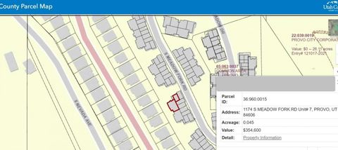 Tiny photo for 1174 MEADOW RD #7, Provo, UT 84606 (MLS # 2128240)