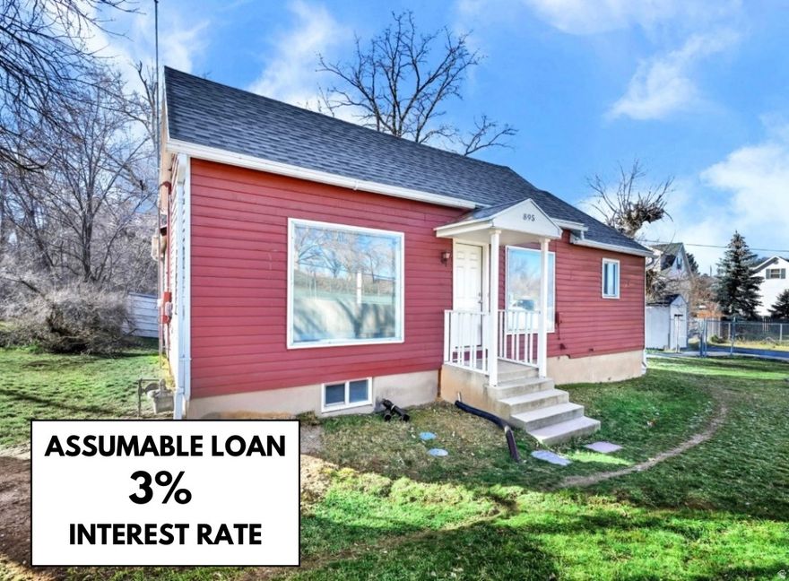 **Assumable Loan - 3% Interest Rate**  Spacious 4 bedroom home with nearly 2,000 square feet on a big secluded (0.33 acres) fully fenced yard. Enjoy the large family room with additional space for a home office area. You will love the high ceilings. The kitchen has tons of counter space and beautiful white cabinets. The roof was replaced in 2018, and central air, furnace, water heater, and electrical upgrades as of 2019.  Don't miss this great opportunity to assume a low interest rate and monthly payment!