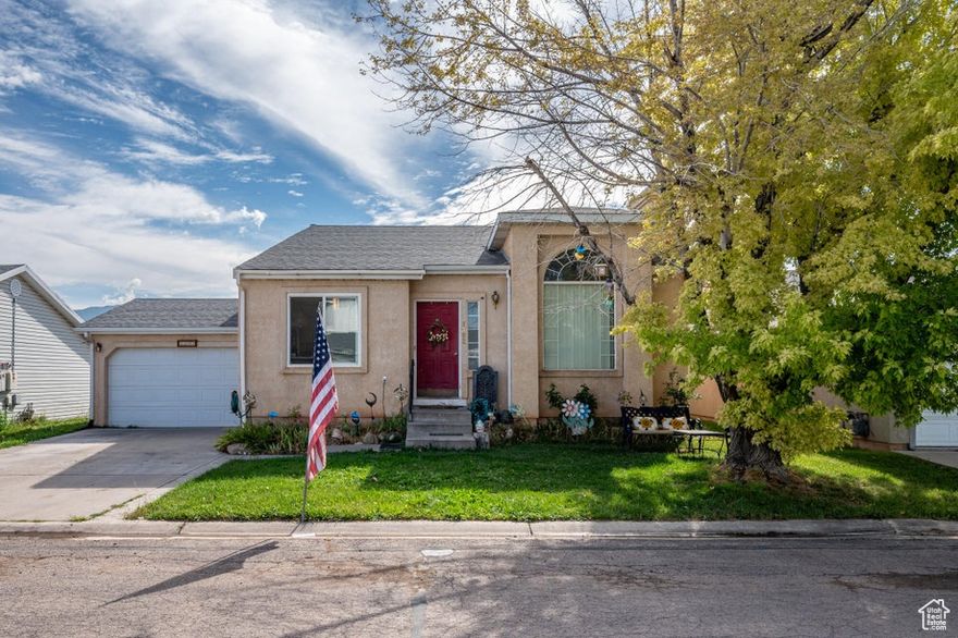 This 4 bedroom, 2 bathroom home offers a fantastic opportunity for buyers looking to add their own personal touch. Located in a central area close to schools, the hospital, parks, and walking trails, the convenience is hard to beat. The home features an open living area with vaulted ceilings in the living room, providing great natural light and a spacious feel. While some updates are needed, the layout and style make it a solid foundation to build on. Outside, you'll find a fenced and landscaped yard, a covered patio-perfect for relaxing on warm days-and a storage shed for your extra gear. Come check it for yourself!