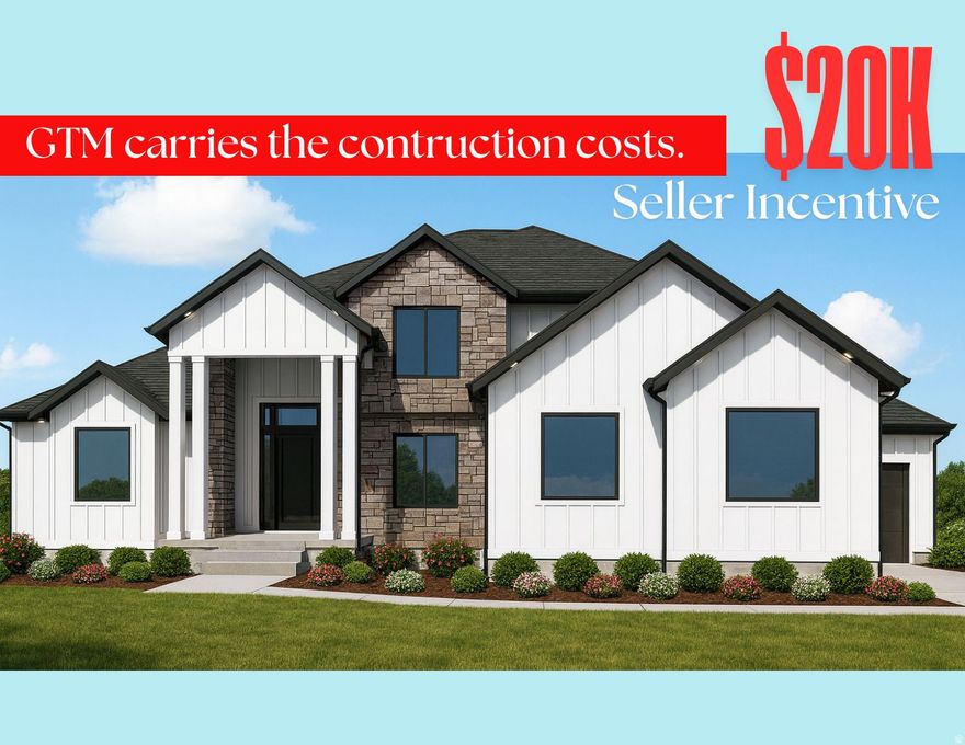 *TO BE BUILT* $20K Seller Incentive when using preferred lender . GTM carries construction financing, buyer does not need a construction loan. Welcome to The Leah! A 4 Bedroom 2.5 Bath with Primary Suite on the Main level* Home to include the following: Vaulted Ceilings in Primary bedroom and Living Room, LED Disc Lighting, Ceiling fan in Living room and Primary bedroom. Tall decorative baseboards. LVP flooring in all main are as including bathrooms. Quality carpet in bedrooms. Fireplace in Living Room. *Kitchen: Soft close Knotty Alder Stained Cabinets and Granite Counter tops with Subway Tile backsplash. Cabinets featuring End Panels and Crown Moulding. Walk-in Pantry. Stainless under mounted sink with disposal, walk-in pantry, stainless steel refrigerator, induction stove top, oven, dishwasher and microwave that can be used as a convection oven. *Bathrooms: Tile surrounds in tub and showers. European glass in Primary ensuite. Adult height vanities. Taller, elongated toilets. Central HVAC, Energy efficient furnace, Tankless Water Heater. *Garage & Exterior Features: Third car bay, garage door openers, and 30 year architectural roof shingles. Square footage figures are provided as a courtesy estimate only and were obtained from Builder Plans. Buyer is advised to obtain an independent measurement. -Photo is a rendering and not of the actual home. Photos are of a previous home build, color and options are subject to change.