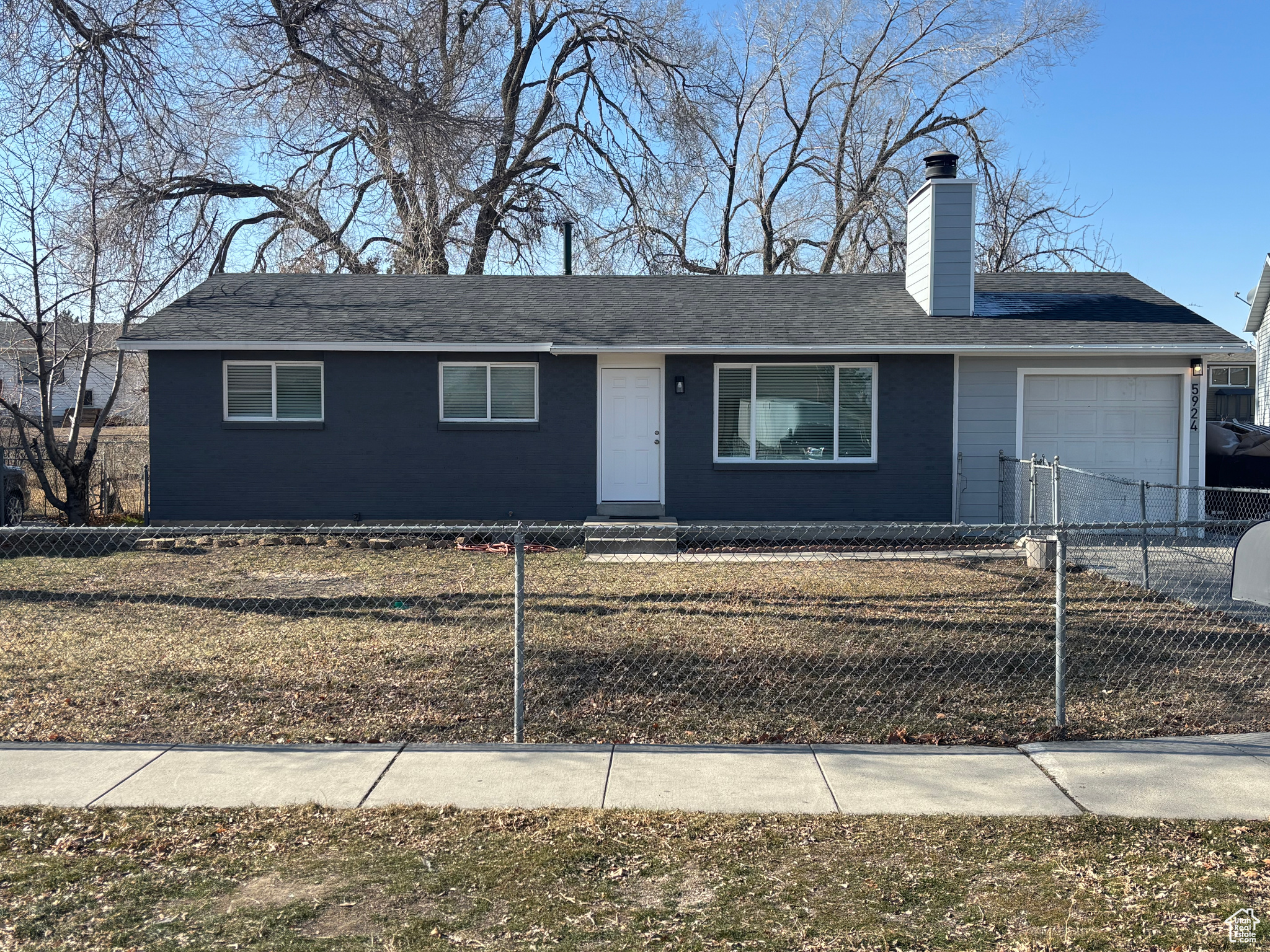 Back on the market, buyer backed out.  FULLY REMODELED, ALL NEW: flooring, paint, cabinets appliances, LED lighting, bathroom fixtures with tile surround, roof, siding, deck, A/C, Heater, granite tile countertops.  On a cul-de-sac, fully fenced, near Jordan Landing.