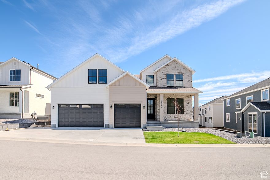 The Princeton Floorplan, Primary on Main with Large Vaults and Two Story Windows. Large Gourmet Kitchen with stainless steel appliances and extra large pantry. Storage is everywhere with plenty of walk-in closets , mudroom and linen closets. Great central South Jordan Location close to walking trails, parks , schools, and shopping.
