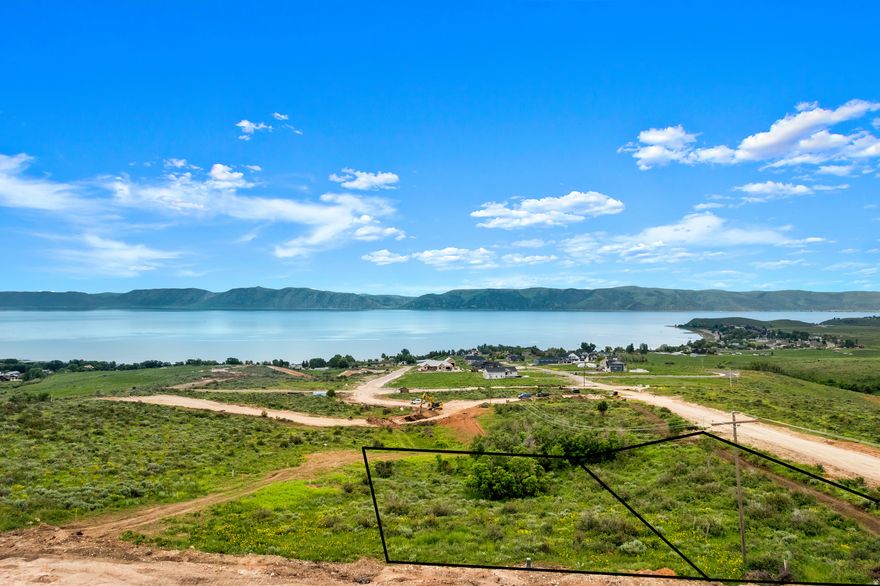 Beautiful view of Bear Lake from one end to the other! Large .98 acre building lot. Enjoy breathtaking views of Bear Lake and the surrounding mountain range. Build your dream home or vacation get-a-way or Short Term Rental. Abundant recreation right out your front door. Bear Lake has the best of both worlds with lake and mountain recreation galore!