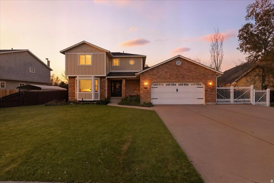 Don't miss this beautifully cared-for home nestled on the desirable east bench of Sandy. Tastefully updated with fresh paint, new flooring, and a stunning modern gourmet kitchen w classic quartz counter tops, clean white soft close cabinets, a functional pantry, and an impressive sized island with counter seating perfect for entertaining or gathering in the kitchen!  This home offers both style and comfort from the moment you step inside. The neighborhood is known for its strong sense of community-families love it here so much they often move from house to house just to stay in the area. Enjoy majestic mountain views and peaceful surroundings from the large deck, perfect for relaxing evenings or gathering with friends and loved ones. This home has well loved and taken care of and is ready for you to make new memories in!  Act fast, homes go quickly in this neighborhood!