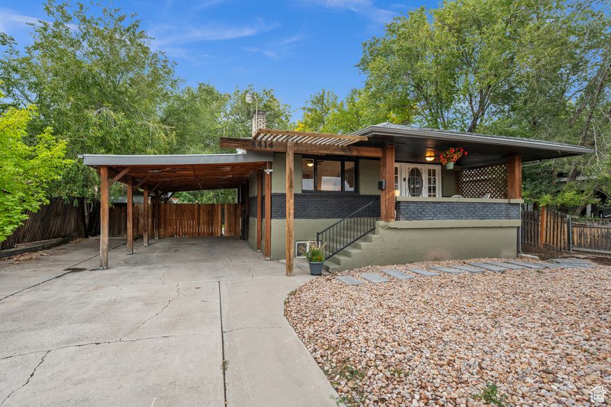 Step into a home where timeless charm meets modern comfort. This beautifully maintained bungalow blends classic character-like a welcoming front porch and mountain views-with thoughtful updates throughout. Inside, tall ceilings, fresh paint, and updated flooring create a bright, open feel. The kitchen features updated stainless steel appliances and gas range.  Enjoy evenings in the private, fully fenced backyard under the large covered patio. A long driveway and carport while the backyard shed and oversized storage room keep everything organized. The finished basement adds flexible living space with a family room, three bedrooms, and a  bath-perfect for guests. Move-in ready and full of character, this West Valley City home offers a seamless mix of style, function, and convenience.   *Square footage figures are provided as a courtesy estimate only and were obtained from tax records. Buyer is advised to obtain an independent measurement.