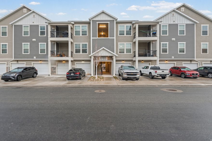 Welcome to this stunning mainlevel condo in Quail Hill at Mt. Saratoga, located in the growing community of Saratoga Springs. This 3bedroom, 2bath home offers lowmaintenance, lockandleave living without sacrificing comfort or style.  Step inside to an open, lightfilled floor plan with vaulted ceilings, quartz countertops, and stainless steel appliances, creating a modern, chefready kitchen that flows seamlessly into the great room. The generous owner's suite features a private bath and a spacious walkin closet, offering a true retreat at the end of the day.  Designed with ease of living in mind, this home includes an accessible layout with wider doorways, wide hallways, and a nostep shower, making it ideal for aging in place or for those who appreciate thoughtful, functional design. Enjoy true mainlevel living with an attached oversized onecar garage and a convenient covered entry.  Nestled in a friendly neighborhood, the home is just minutes from shopping, dining, parks, and trails, giving you easy access to everything you love. The community also offers a pool and clubhouse, perfect for relaxing or socializing with neighbors.  This is lowmaintenance, mainlevel living in a soughtafter Saratoga Springs location-come see how this home can make everyday life feel like a vacation.