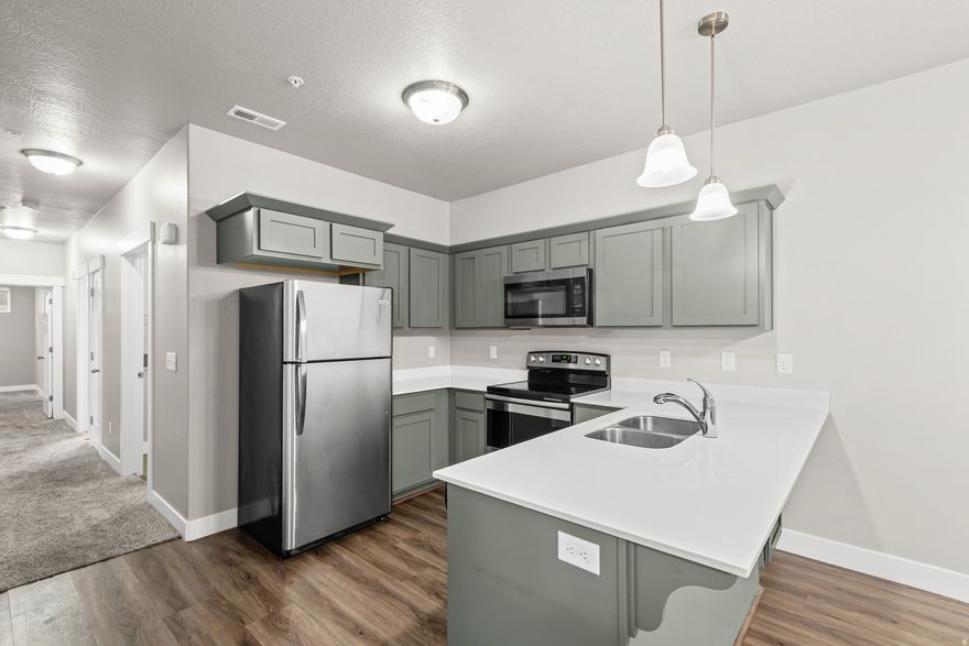 Welcome to this stunning second-level condo in Quail Hill at Mt. Saratoga, located in the growing community of Saratoga Springs. This 3bedroom, 2bath home offers lowmaintenance, lockandleave living without sacrificing comfort or style.  Step inside to an open, lightfilled floor plan with vaulted ceilings, quartz countertops, and stainless steel appliances, creating a modern, chefready kitchen that flows seamlessly into the great room. The generous owner's suite features a private bath and a spacious walkin closet, offering a true retreat at the end of the day.  Designed with ease of living in mind, this home includes an accessible layout with wider doorways, wide hallways, and a nostep shower, making it ideal for aging in place or for those who appreciate thoughtful, functional design.  Nestled in a friendly neighborhood, the home is just minutes from shopping, dining, parks, and trails, giving you easy access to everything you love. The community also offers a pool and clubhouse, perfect for relaxing or socializing with neighbors.  This is lowmaintenance, mainlevel living in a soughtafter Saratoga Springs location-come see how this home can make everyday life feel like a vacation.