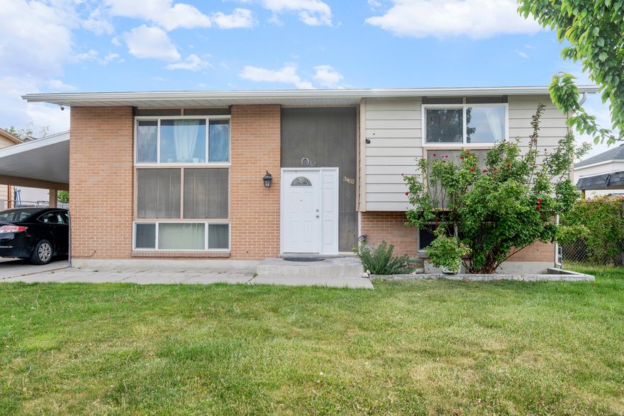 Split-level Magna home with space, updates, and all the extras you actually want. This 5-bedroom home features an open layout and a walk-out basement-perfect for flexible living, guests, or added income potential. Step outside to a large covered deck and patio area (with French doors leading right out) made for summer nights, entertaining, or just unwinding after a long day. The backyard is fully fenced, includes a dog run, and even has a fire pit. Inside, you'll find a gas stove, reverse osmosis system in the kitchen, canned lighting, and thoughtful updates throughout. Major upgrades have already been handled for you, including newer A/C, furnace, roof, newer soffit, rain gutters, and an updated carport. The newer expanded concrete parking gives you plenty of space for extra parking. The home features fruit trees, a cherry tree in the back and plumb in the front yard. Located with quick freeway access and just minutes from everyday essentials like Walmart and Rancho Market, and restaurants. Tenant occupied. Please submit showing requests at least 24 hours in advance.  Square footage figures are provided as a courtesy estimate only and were obtained from Tax records .  Buyer is advised to obtain an independent measurement.