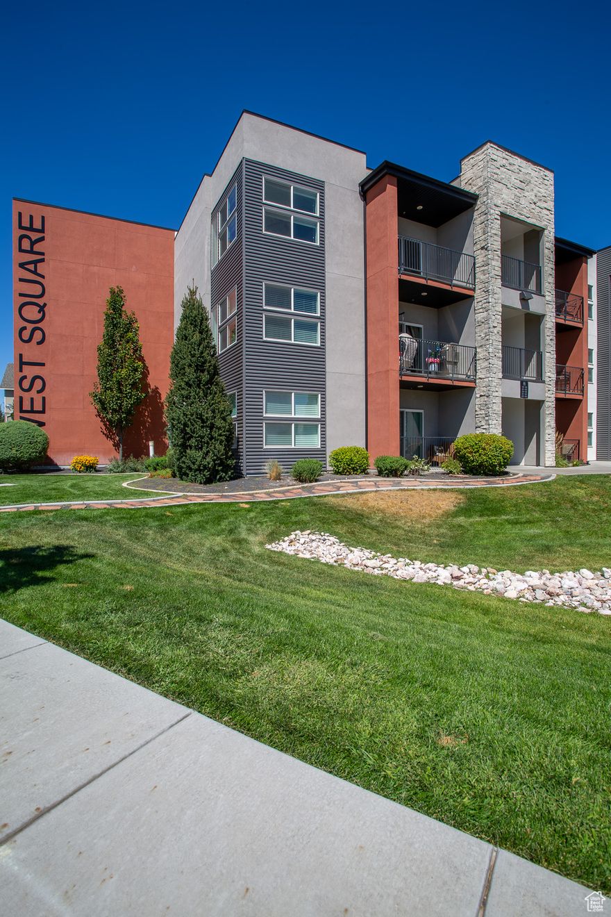 Super cool 2 bedroom condo in newer complex.  Top unit, so no neighbors overhead. Within minutes of I-15, Hill Air Force Base, Trax station, shopping, and food. Great primary bedroom with massive closet. HOA offers swimming pool, BBQ gas grill, dog park, and basketball court. Great views from balcony!  Come on over today!