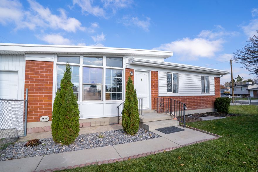 This beautiful rambler in the heart of West Valley City is ready to move in! Fully renovated home with finished basement, two kitchens and peace of mind new roof in quiet neighborhood. Conveniently located minutes from shopping, parks and schools. Come fall in love and let's make it yours! Amazing neighbors are included for free!  Square footage figures are provided as a courtesy estimate only and were obtained from county records. Buyer is advised to obtain an independent measurement.