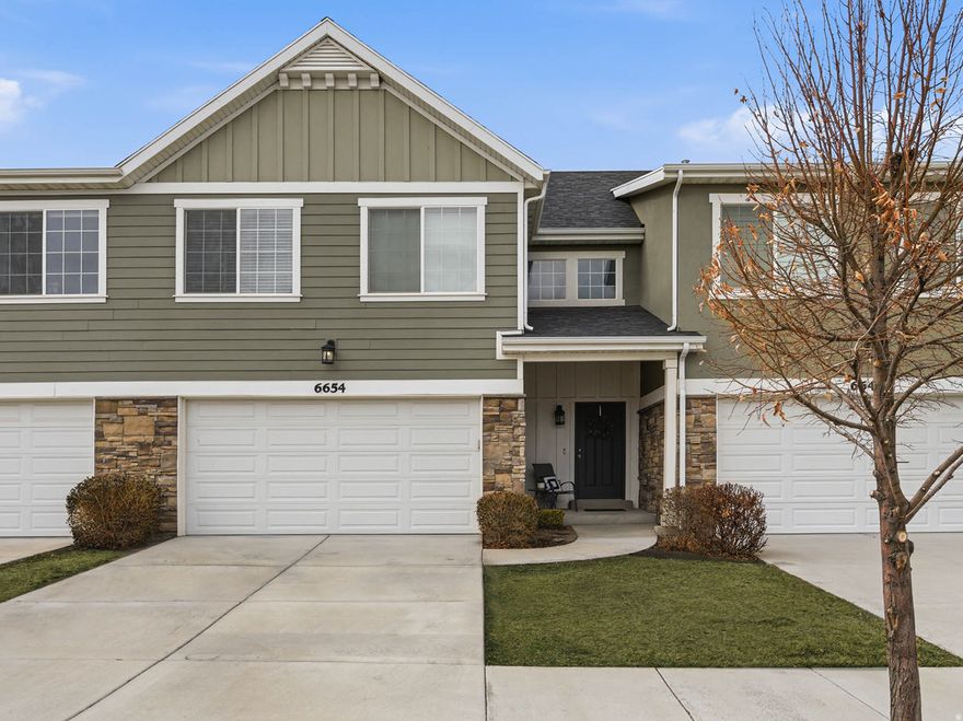 This beautiful home offers modern living at its finest. With 4 spacious bedrooms, 4 bathrooms, 2 family rooms and a fully finished basement, this townhome offers modern cabinetry, upgraded quartz countertops in the kitchen and granite countertops in the bathrooms, two-tone paint and plenty of room for comfortable living and hosting guests. The spacious 2-car garage for parking and storage, making it convenient for your everyday needs. Located in a fantastic part of town and within a wonderful community, this home boasts convenience and charm, with easy access to amenities, parks, and more. This townhome is in immaculate condition, ready for you to move in and start enjoying all it has to offer. Located just minutes away from Fashion Place Mall, Top Golf, Four Lakes Golf Course, Trax and other shopping, dining and entertainment venues (and only 15 minutes from downtown Salt Lake City). Don't miss the opportunity to make this beautiful home your own and experience the best of Taylorsville living in this well-maintained property and community!  Square footage figures are provided as a courtesy estimate only and were obtained from Brad Reynold's (builder) Information and SL County Records.  Buyer is advised to obtain independent measurements.