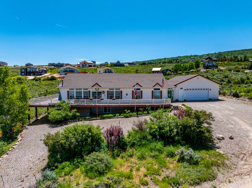 Spectacular Bear Lake Views, Year Round Comfort and Endless Potential!! Take in breathtaking views of Bear Lake from this inviting home, where you can enjoy vibrant sunrises, colorful sunsets, and wildlife right outside your door. Relax on the spacious deck or explore the beauty of the area. Paved roads, accessible in all seasons. Inside, a generous family room offers the ideal space for hosting gatherings. Radiant in-floor heating keeps the home cozy through the winter months. Downstairs, the expansive 2,480 sq. ft. unfinished basement is ready for your vision. Perfect for expanding your living space or creating a separate rental suite. Whether you're looking for a full-time residence or a vacation rental investment, this property offers the best of both worlds. Short-term rentals currently not restricted! Square footage figures are provided as a courtesy estimate only and were obtained from Rich County Assessor . Buyer is advised to obtain an independent measurement.