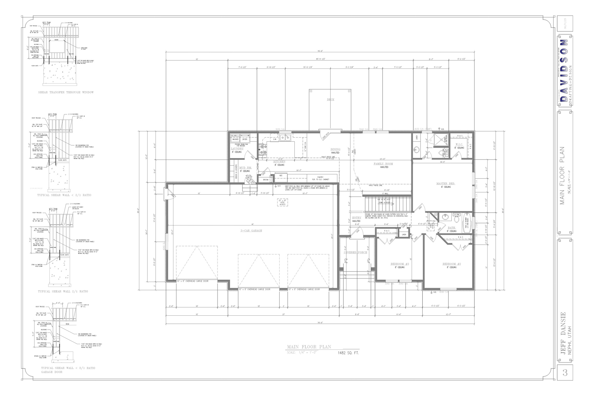 SAVAGE BLUFFS SUBDIVISION - Residential