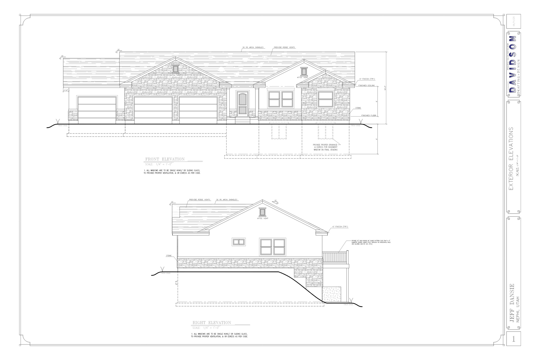 SAVAGE BLUFFS SUBDIVISION - Residential