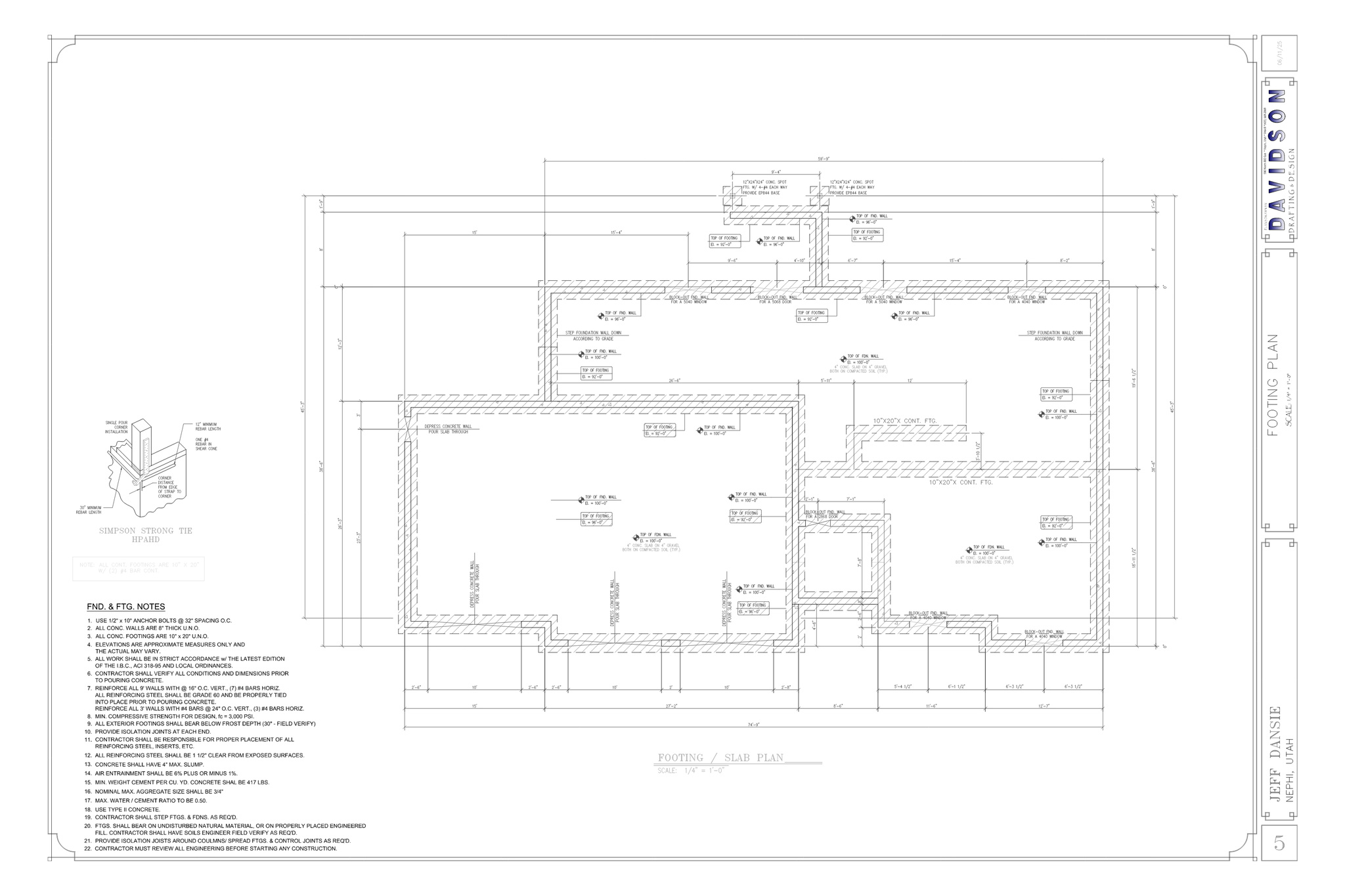SAVAGE BLUFFS SUBDIVISION - Residential