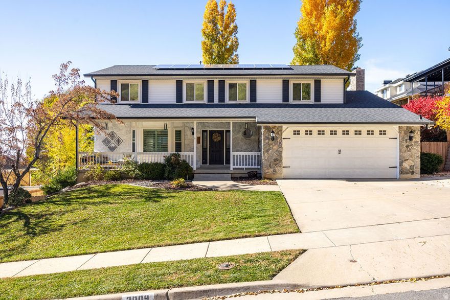 Centerville East Bench Living Awaits! You'll instantly feel at home here. This place is spacious, beautiful, and warm, featuring tasteful updates throughout. It's perfectly set up for daily life and shines when you're entertaining! Retreat to the private master suite, your personal sanctuary complete with a luxurious en-suite bath and a private deck-ideal for peaceful mornings or serene sunsets. Forget the big projects! The exterior is practically new, giving you incredible peace of mind: it has a brand-new roof and siding. Plus, you get a massive bonus: fully owned solar panels for awesome savings and efficiency. Enjoy the fantastic valley/lake views from your new two-story covered deck in the secluded backyard oasis. The basement ADU (Accessory Dwelling Unit) is incredibly versatile: rent it as a source of supplemental income or keep it as additional living space just for you.