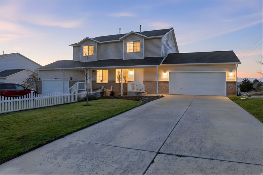 This adorable twin home is located in highly desired North Ogden. Nestled in the mountains with great schools and family friendly neighborhoods. New paint and carpet. New stove and microwave.. Furnace and air conditioner are only 2 years old. Washer and dryer are on the main floor. It has 2 decks for family barbecuing and watching the sunsets. Lovely fenced back yard with landscaping and mature trees. Squeaky clean and move in ready.