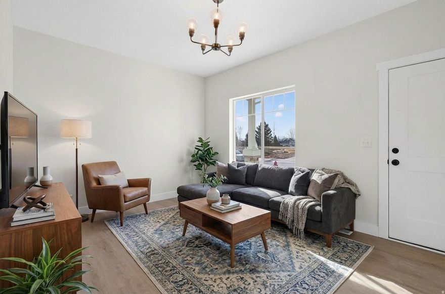 Light, bright and airy! Brand new construction in Murray! Quality construction and close to everything. Walk to elementary and Junior High in minutes. Close to shopping, entertainment, and easy freeway access. Only minutes from IHC! Wide driveways with side-mount garages provide security and a really nice neighborhood feel. You will love calling Tripp Lane your new home. This one is move in ready with more floorplans and models in various stages of completion. Don't wait!