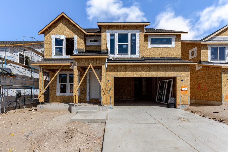 Come make our house your home at Capitol Reef! Our single-family floorplans feature open-concept designs that maximize space while still offering plenty of privacy. Conveniently positioned off W Herriman Blvd, Capitol Reef is the perfect spot for those seeking accessibility and ease. Enjoy being part of the larger, master-planned Olympia community, with quick access to JL Sorenson Rec Center, Mountain View Village Shopping Center, and Mountain View Corridor. The location, lifestyle, and home you've been waiting for are all right here! (PEYTON LOT 136)