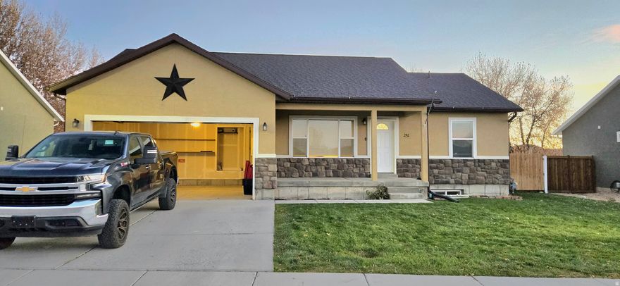 Motivated seller offering $5000 toward closing costs. Welcome to your new home! A perfect home to host for the holidays! Paired with beautiful mountain views and small town living. Newly finished basement adding 3 rooms and full bathroom, while leaving space for a huge cold storage. Fully landscaped with a newer sprinkler system. Entertain and enjoy those mountain views and beautiful sunsets on the 19X12 patio. Located on the west side of Ephraim in a new development that is safe, clean, quiet, and less than 2 miles from Snow College.  Square footage figures are provided as a courtesy estimate only and were obtained from county data.  Buyer is advised to obtain an independent measurement.